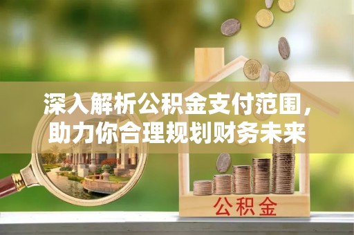共和深入解析公积金支付范围，助力你合理规划财务未来