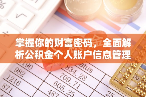 共和掌握你的财富密码，全面解析公积金个人账户信息管理