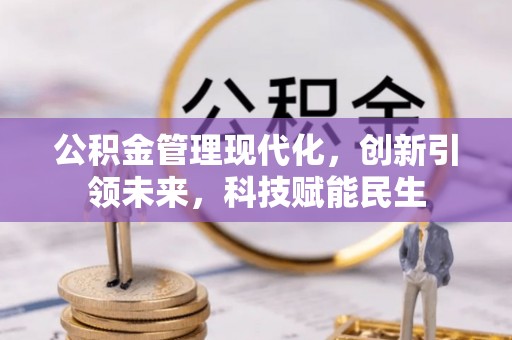 共和公积金管理现代化，创新引领未来，科技赋能民生